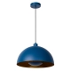 lafabryka.pl SIEMON - Lampa wisząca - Ø 40 cm - 1xE27 - Blue 45496/01/35 Lucide
